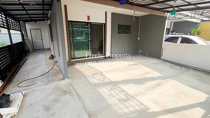 ให้เช่าบ้านสวย พฤกษา 86/3 ลาดกระบัง สุวรรณภูมิ ต่อเติมโรงจอดรถ พร้อมอยู่ แปลงมุม ใกล้สนามบินสุวรรณภูมิ